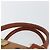 MCM Vicetos Logogram Borsa a Mano PVC Marrone Oro Auth BA7030 D'oro - vista 8