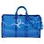LOUIS VUITTON Borsa Keepall Bandoulière 50 in Vinile Monogram Blu M53272 Auth 46351SM - vista 13