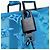 LOUIS VUITTON Monogram Mesh Keepall Triangle 50 Tasche Blau M45048 LV Auth 46405SAM Türkis - Ansicht 18