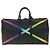 LOUIS VUITTON Taiga Rainbow Keepall Bandouliere 50 Borsa Boston M30345 Auth 55863SM Nero Multicolore - vista 2
