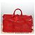 LOUIS VUITTON Borsa Keepall Bandoulière 50 Monogram Vinile Rossa M41416 Auth ec591SAM Rosso - vista 12
