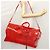 LOUIS VUITTON Borsa Keepall Bandoulière 50 Monogram Vinile Rossa M41416 Auth ec591SAM Rosso - vista 29