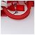LOUIS VUITTON Borsa Keepall Bandoulière 50 Monogram Vinile Rossa M41416 Auth ec591SAM Rosso - vista 7