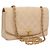 CHANEL Borsa a Spalla Matelassé Catena Diana Tela Rosa CC Auth 120753A