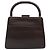 BORSO A MANO IN PELLE INTRECCIATO BOTTEGA VENETA Marrone Oro Auth 123359A - vista 2