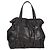 Borsa a Spalla in Pelle Nera e Argento GUCCI 257290 Auth sw1329A Nero
