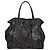 Borsa a Spalla in Pelle Nera e Argento GUCCI 257290 Auth sw1329A Nero - vista 13