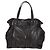 Borsa a Spalla in Pelle Nera e Argento GUCCI 257290 Auth sw1329A Nero - vista 2