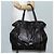 Borsa a Spalla in Pelle Nera e Argento GUCCI 257290 Auth sw1329A Nero - vista 21
