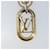LOUIS VUITTON Charm metal Gold LV Auth BA11657 Golden  - view 4