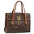 Céline Borsa tote in tela Macadam CELINE in pelle PVC marrone oro Auth LNZ801 D'oro