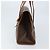 Céline Borsa tote in tela Macadam CELINE in pelle PVC marrone oro Auth LNZ801 D'oro - vista 3