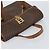 Céline Borsa tote in tela Macadam CELINE in pelle PVC marrone oro Auth LNZ801 D'oro - vista 6