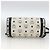 Borsa a Spalla MCM Vicetos Logogram in Pelle PVC Bianco e Oro Auth SW2161 D'oro - vista 5