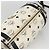 Borsa a Spalla MCM Vicetos Logogram in Pelle PVC Bianco e Oro Auth SW2161 D'oro - vista 6