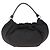 Borsa a mano Vala in nylon nero e argento di Salvatore Ferragamo Auth gh1920 - vista 2