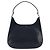 Borsa a Spalla Gancini in Pelle Salvatore Ferragamo Blu Navy Oro Auth gh1923 - vista 2