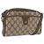 Gucci Borsa a Spalla GG Supreme PVC Beige Oro 001 58 6594 Auth AMZ443 D'oro