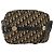 Borsa a Spalla in Tela Trotter Christian Dior Blu Navy Oro Auth BAZ455 D'oro