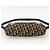 Borsa a Spalla in Tela Trotter Christian Dior Blu Navy Oro Auth BAZ455 D'oro - vista 5
