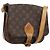 LOUIS VUITTON Borsa a Spalla Monogram Cartouchiere MM M51253 LV Auth ARZ112 Monogramma