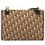 Borsa a spalla in tela Trotter Christian Dior marrone oro Auth bs34135 D'oro - vista 2