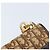 Borsa a spalla in tela Trotter Christian Dior marrone oro Auth bs34135 D'oro - vista 9
