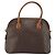 Céline Borsa a mano in tela Macadam CELINE in pelle PVC 2 in 1 marrone oro Auth LNZ630 - vista 13