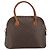 Céline Borsa a mano in tela Macadam CELINE in pelle PVC 2 in 1 marrone oro Auth LNZ630 - vista 2