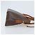 Céline Borsa a mano in tela Macadam CELINE in pelle PVC 2 in 1 marrone oro Auth LNZ630 - vista 3