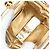 Borsa a Spalla in Pelle CHANEL con Catena Dorata CC Auth 139977SAV D'oro - vista 10