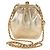 Borsa a Spalla in Pelle CHANEL con Catena Dorata CC Auth 139977SAV D'oro - vista 13