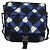 Borsa a Spalla CHANEL Nylon Blu Nero Argento CC Auth 141222V - vista 13