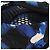 Borsa a Spalla CHANEL Nylon Blu Nero Argento CC Auth 141222V - vista 17