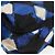 Borsa a Spalla CHANEL Nylon Blu Nero Argento CC Auth 141222V - vista 18