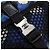 Borsa a Spalla CHANEL Nylon Blu Nero Argento CC Auth 141222V - vista 20