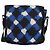 Borsa a Spalla CHANEL Nylon Blu Nero Argento CC Auth 141222V - vista 3