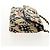 Chanel Borsa Matelassé con Catena Bandiera Scacchiera Satin Beige Oro CC Auth 145708M D'oro - vista 4