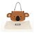 Borsa a mano per bambini GUCCI Koala in pelle marrone argento 605824 Auth 146368SAV - vista 12