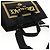 Bolso tote de lona FENDI VERSACE Collaboration 2way Negro Dorado Auth BA6912M - vista 6