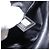 CHANEL Matelassé 25 Borsa a Spalla con Catena Satin Nero Argento CC Auth 152608V - vista 12