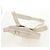 LOUIS VUITTON Borsa Laterale Utilitaria Monogram Taurillon Clemence M53256 Auth 151309M Bianco - vista 14