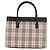 Burberry Nova Check Handtasche aus Canvas Beige Silber Authentisch am9603V - Ansicht 2