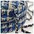 Borsa a Spalla CHANEL con Catena Tweed Blu Argento CC Auth bs30994SAV - vista 19