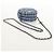 Borsa a Spalla CHANEL con Catena Tweed Blu Argento CC Auth bs30994SAV - vista 7