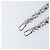 LOUIS VUITTON Per Cintura a Spalla Dauphine Acciaio Inossidabile Argento LV Auth 152702SAM - vista 3