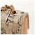 CHANEL Borsa a Catena Choco Bar Line Pelle Cotone Beige Oro CC Auth 152448V D'oro - vista 3