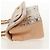 CHANEL Borsa a Catena Choco Bar Line Pelle Cotone Beige Oro CC Auth 152448V D'oro - vista 4