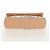 CHANEL Borsa a Catena Choco Bar Line Pelle Cotone Beige Oro CC Auth 152448V D'oro - vista 6