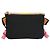 LOEWE Borsa Messenger Anagram Piccola in Lana Nera Argento Auth 132972SAM Nero - vista 2